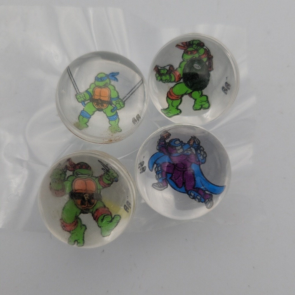 TEENAGE MUTANT NINJA TURTLES Rad Roller Marbles 1990 Spectra Star 99401US01
